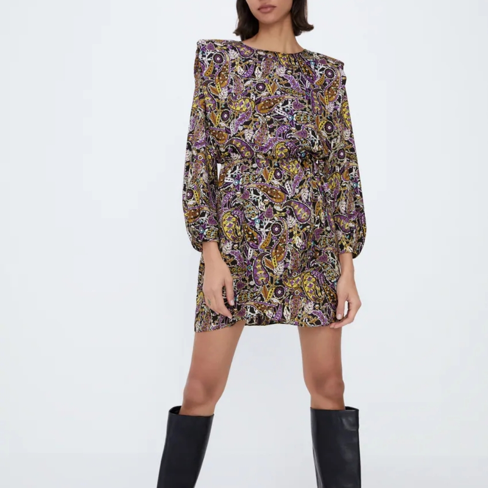 ZARA Printed Mini Dress Size Large